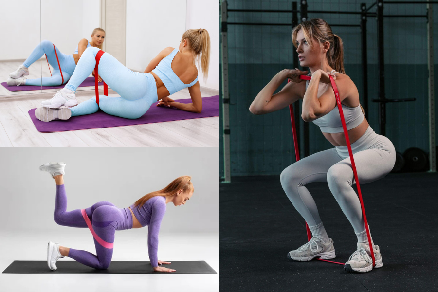 glute resistance band workout